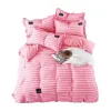 Wedding pink striped bedding set of Four pieces 2026 Home textile products Item Picture
